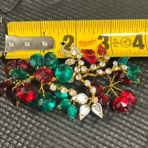 Elegant Multicolor Crystal Earrings